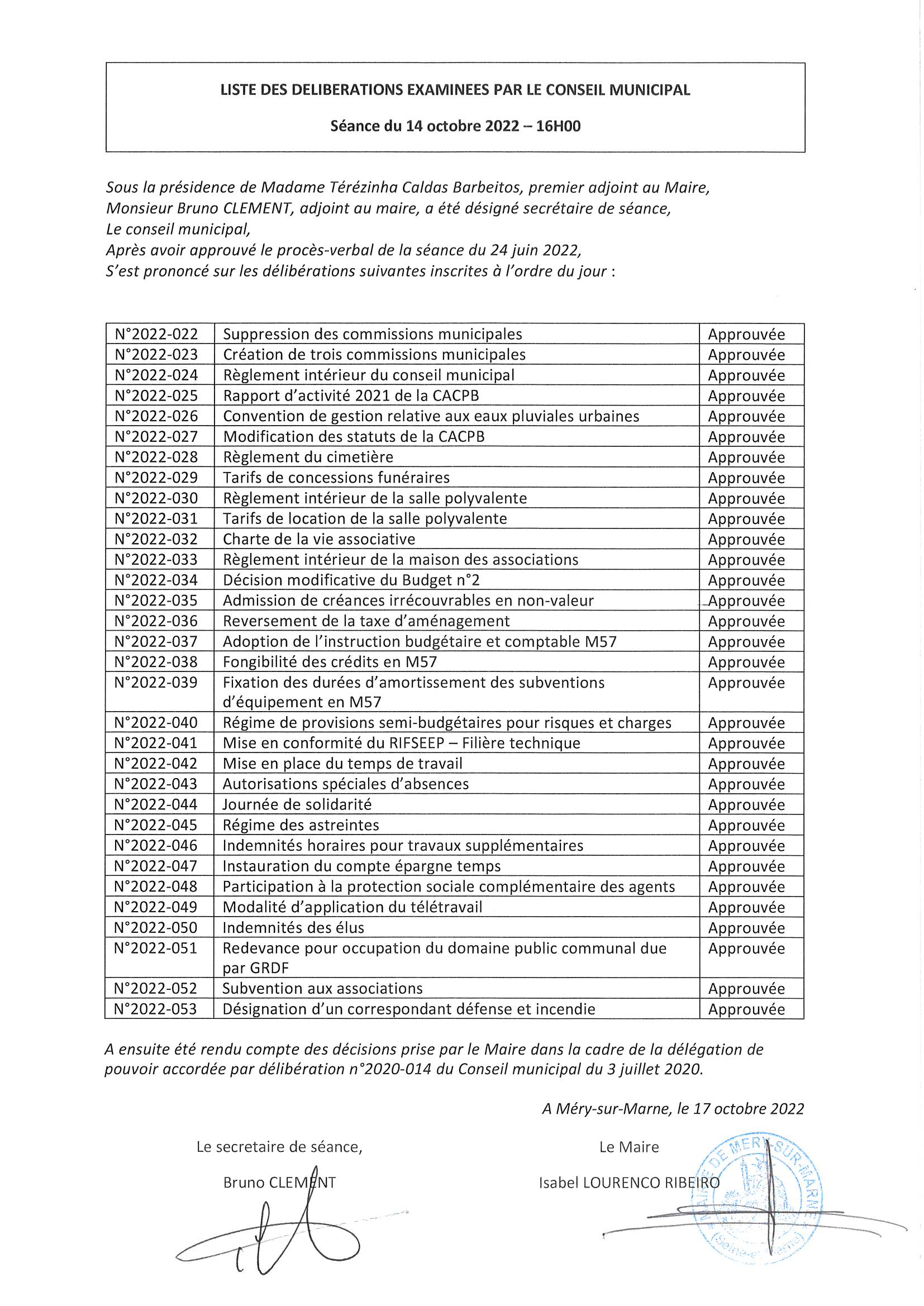 Comptes Rendus Du Conseil Municipal M Ry Sur Marne M Ry Sur Marne